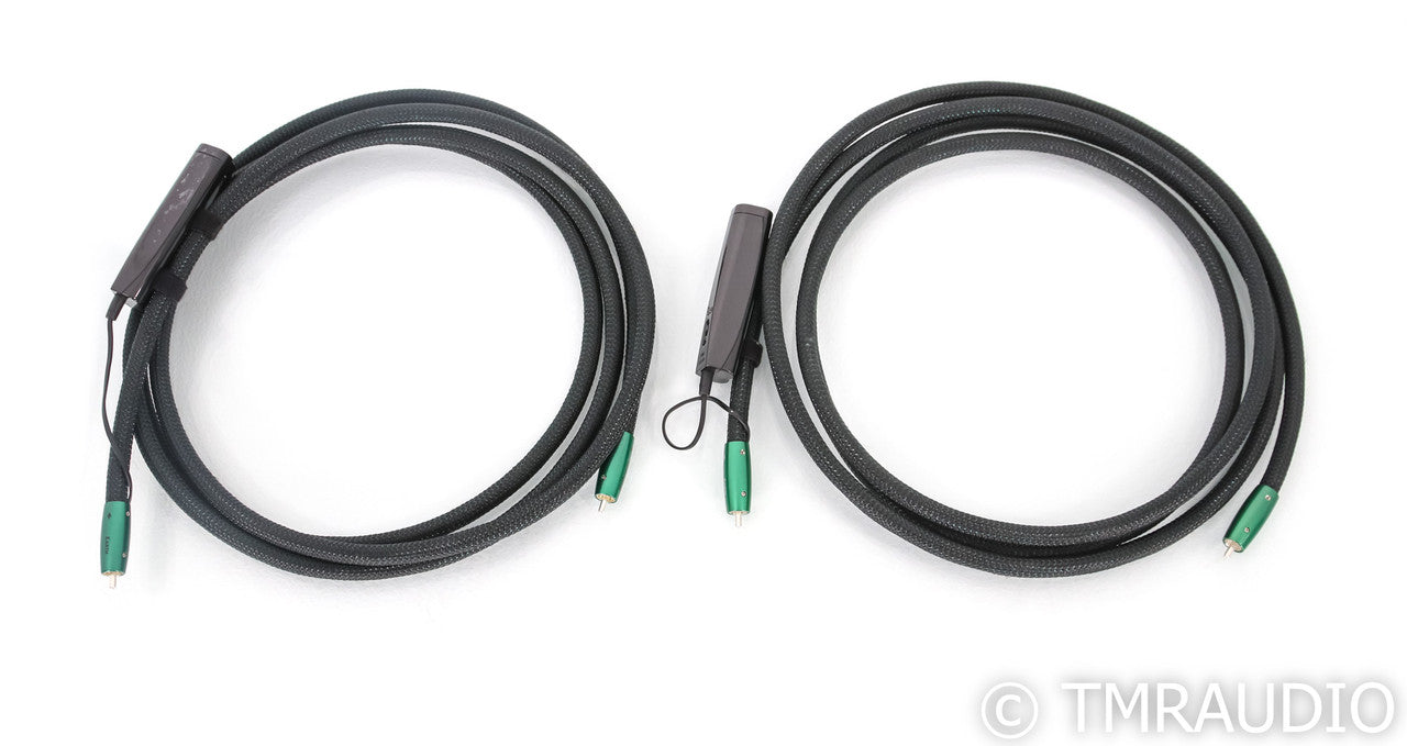 AudioQuest Earth RCA Cables; 3m Pair Interconnects; 72v DBS