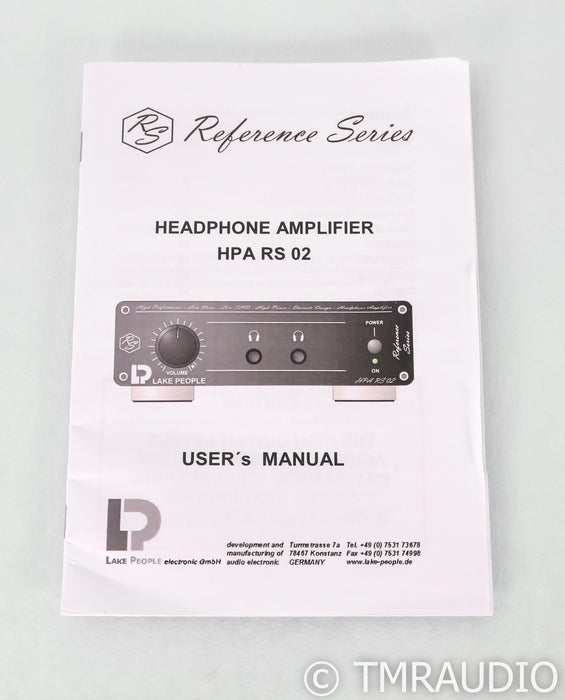 Lake People HPA RS 02 Headphone Amplifier