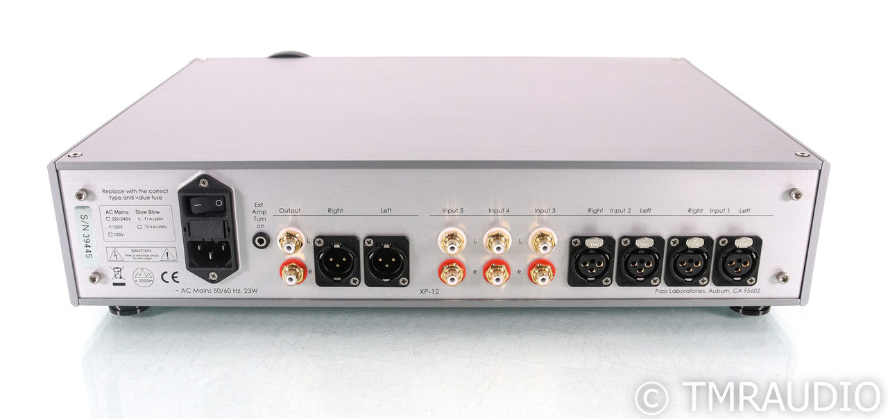 Pass Labs XP-12 Stereo Preamplifier; Remote; XP12