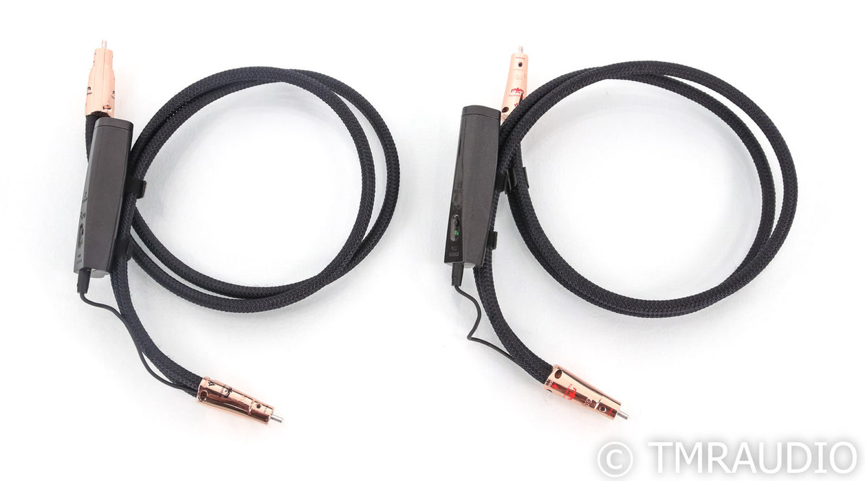 AudioQuest ThunderBird RCA Cables; 0.75m pair Interconnects; 72v DBS