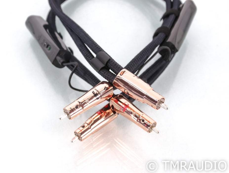 AudioQuest ThunderBird RCA Cables; 0.75m pair Interconnects; 72v DBS