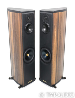 Sonus Faber Liuto Floorstanding Speakers; Smoked Oak Pair