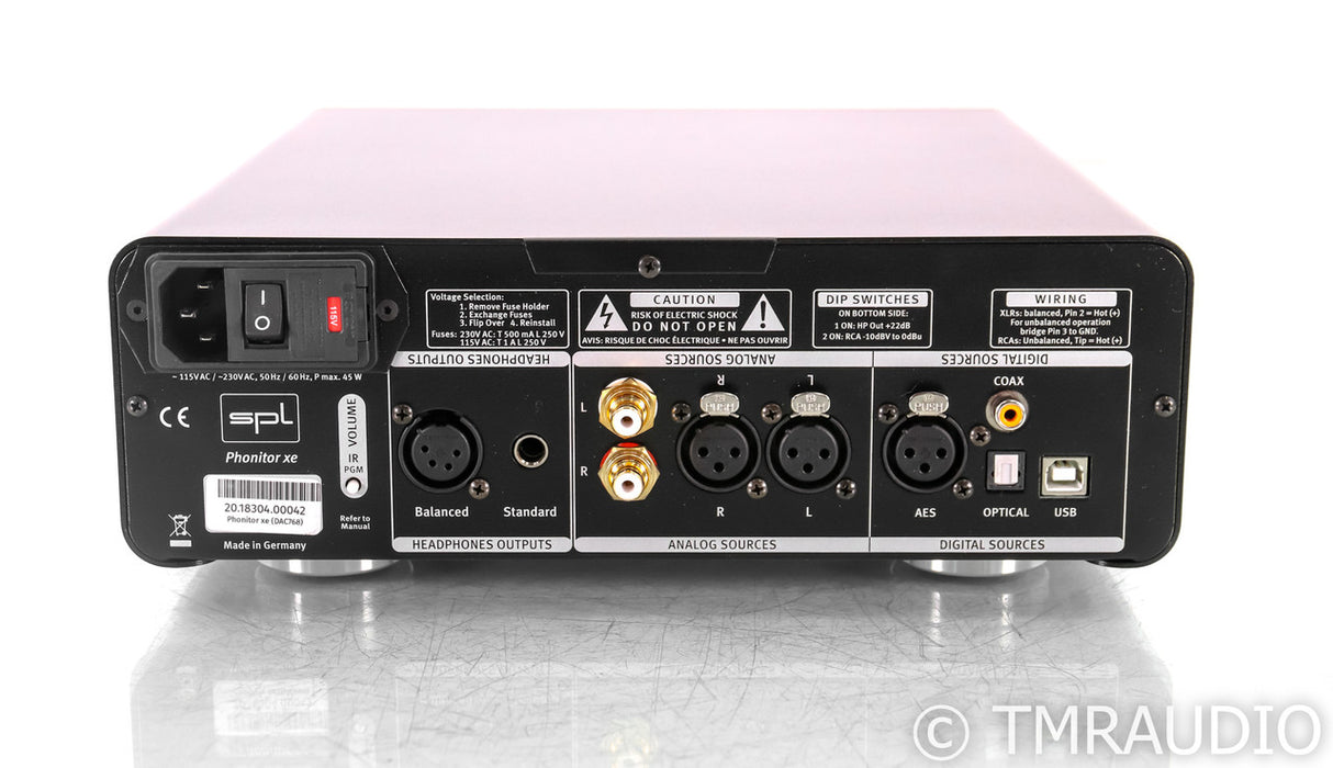 SPL Phonitor xe Headphone Amplifier; Black