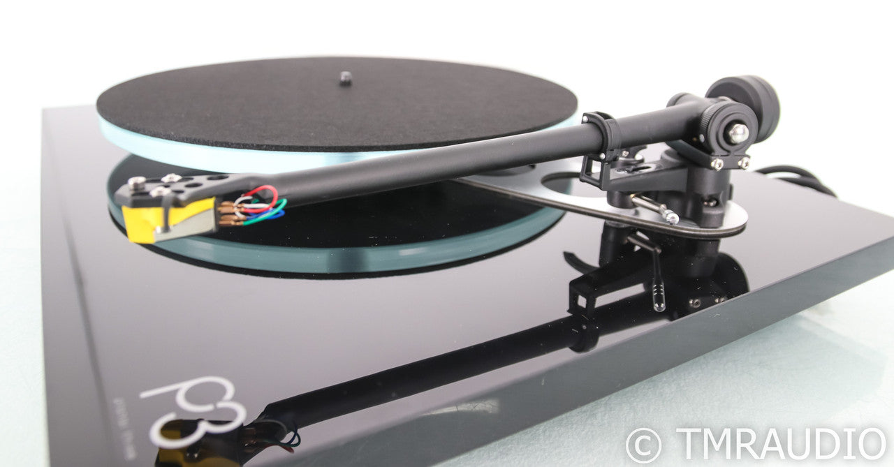 Rega Planar 3 Belt Drive Turntable; P3; Black; Exact MM Cartrige