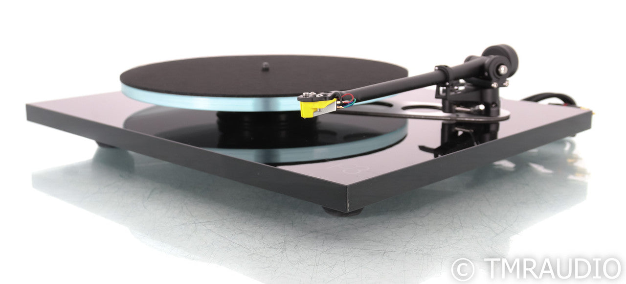 Rega Planar 3 Belt Drive Turntable; P3; Black; Exact MM Cartrige