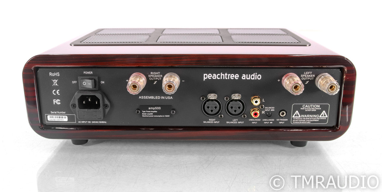 Peachtree Amp500 Stereo Power Amplifier; Wood; Amp-500