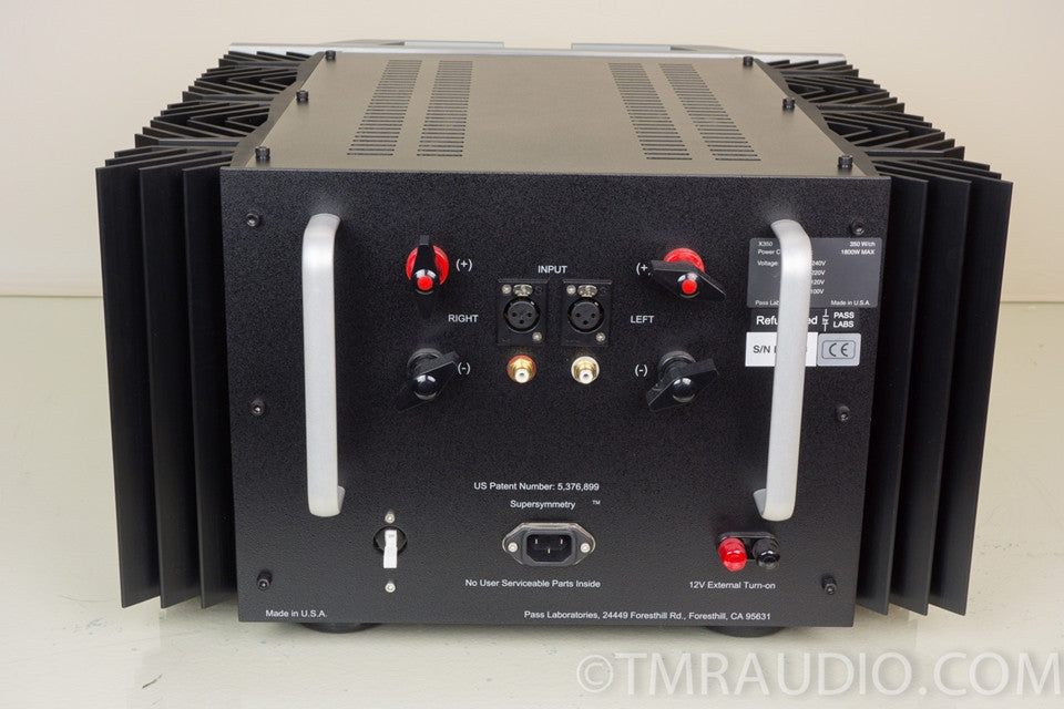 Pass Laboratories X-350 Stereo Power Amplifier in Factory Box