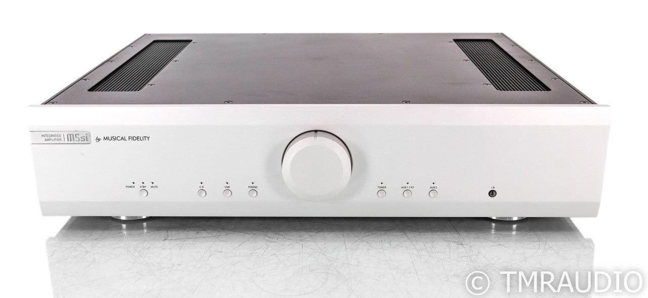 Musical Fidelity M5SI Stereo Integrated Amplifier; M5-SI; Remote; Silver