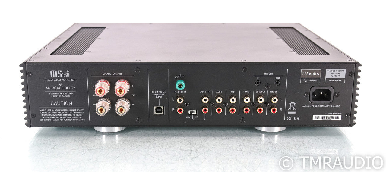 Musical Fidelity M5SI Stereo Integrated Amplifier; M5-SI; Remote; Silver