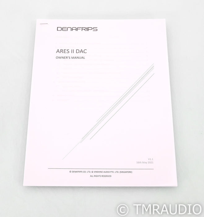 Denafrips Ares II DAC; D/A Converter; Black