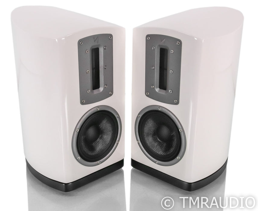 Quad Z1 Bookshelf Speakers; Piano White Pair; Z-1