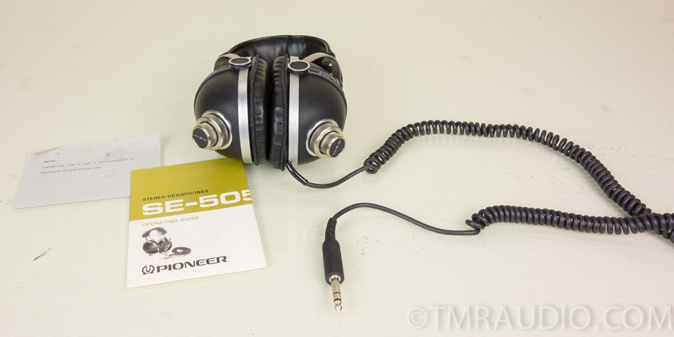 Pioneer SE-505 有線ヘッドホン PIONEER SE-505 Rare 2 Way Headphones Vintage 1973 Hi Fi Made In
