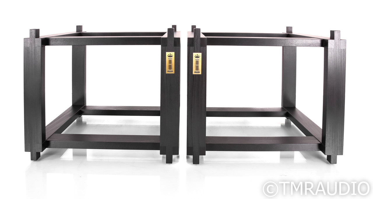 Ton Trager Reference Stands for Harbeth Monitor 40; Beech Black Pair (Open Box)