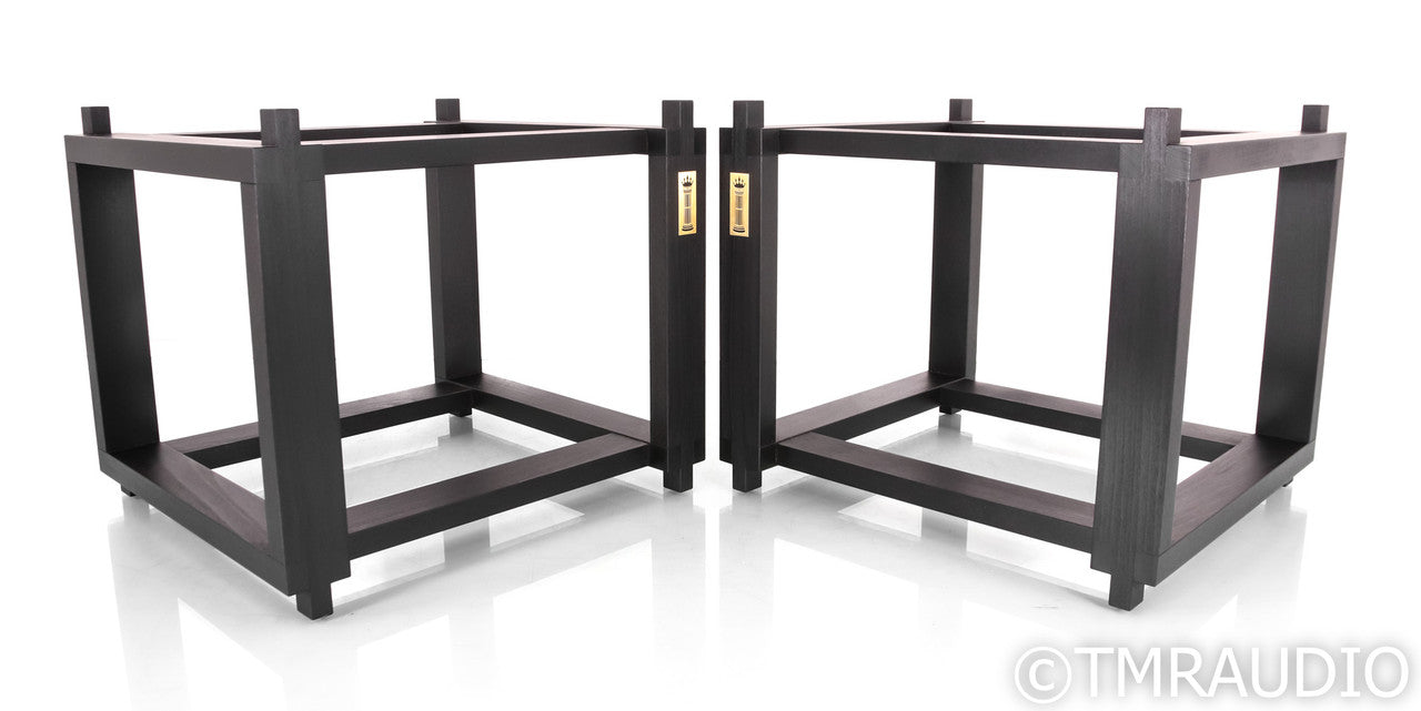Ton Trager Reference Stands for Harbeth Monitor 40; Beech Black Pair (Open Box)