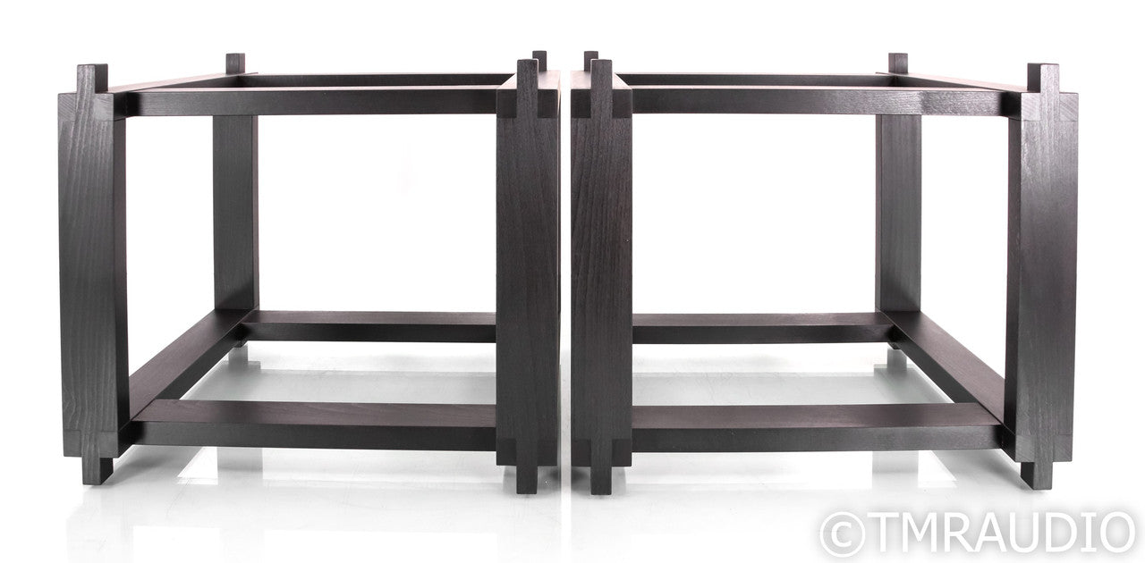 Ton Trager Reference Stands for Harbeth Monitor 40; Beech Black Pair (Open Box)