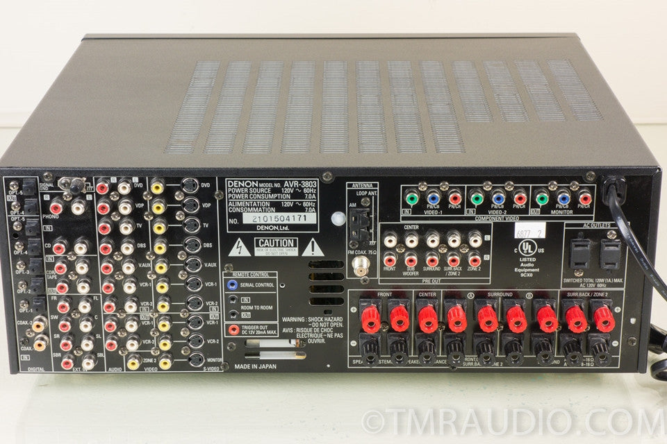 Denon AVR-3803 Home Theater Receiver