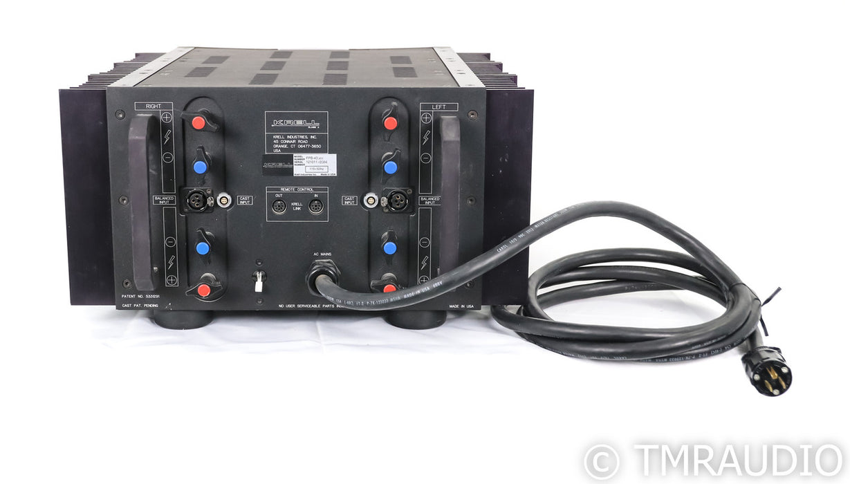 Krell FPB-400cx Stereo Power Amplifier; FPB400CX; Black; Full Power Balanced
