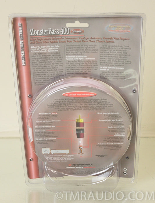 Monster MonsterBass 400 24 ft. Subwoofer Cable