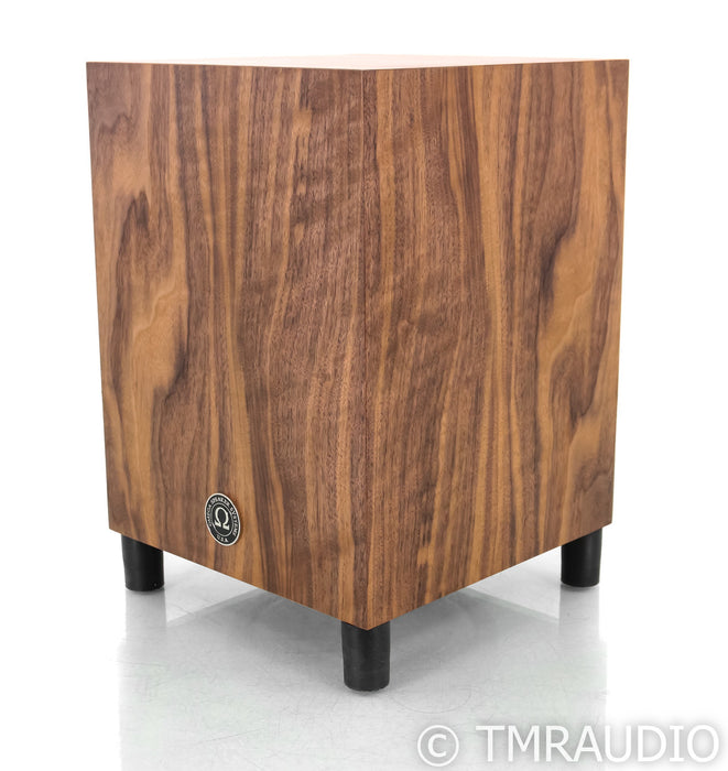 Omega Speaker Systems DeepHemp8 8" Powered Subwoofer; Walnut