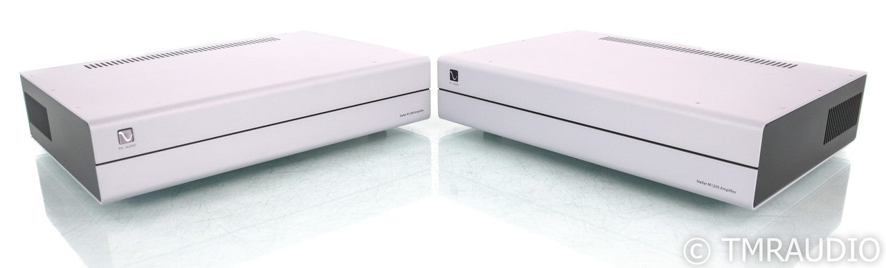 PS Audio M1200 Mono Tube Hybrid Power Amplifier; Silver Pair; M-1200 (Used)