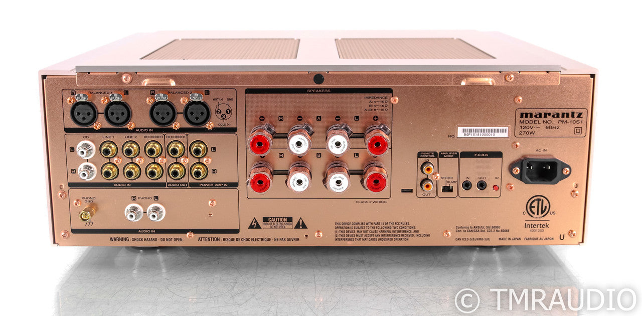 Marantz PM-10S1 Two Channel Integrated Amplifier; PM10S1; MM / MC Phono; Remote