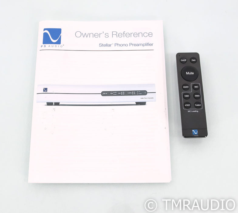 PS Audio Stellar MM / MC Phono Preamplifier; Silver; Remote