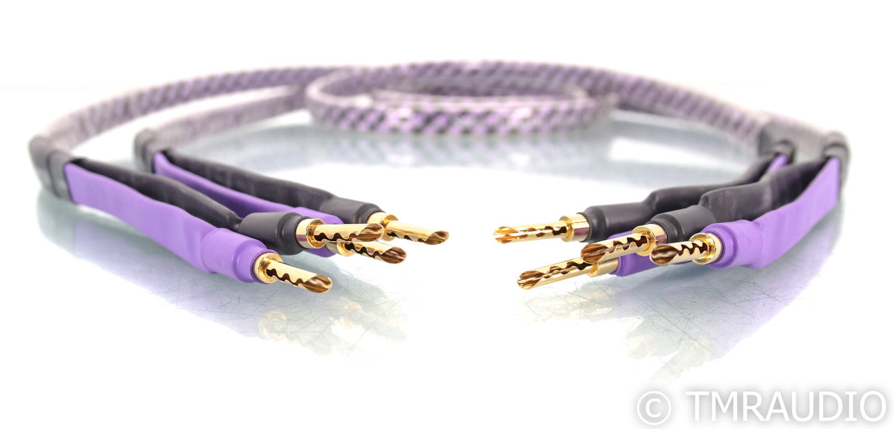 Analysis Plus Solo Crystal Oval 8 Speaker Cables; 6ft Pair