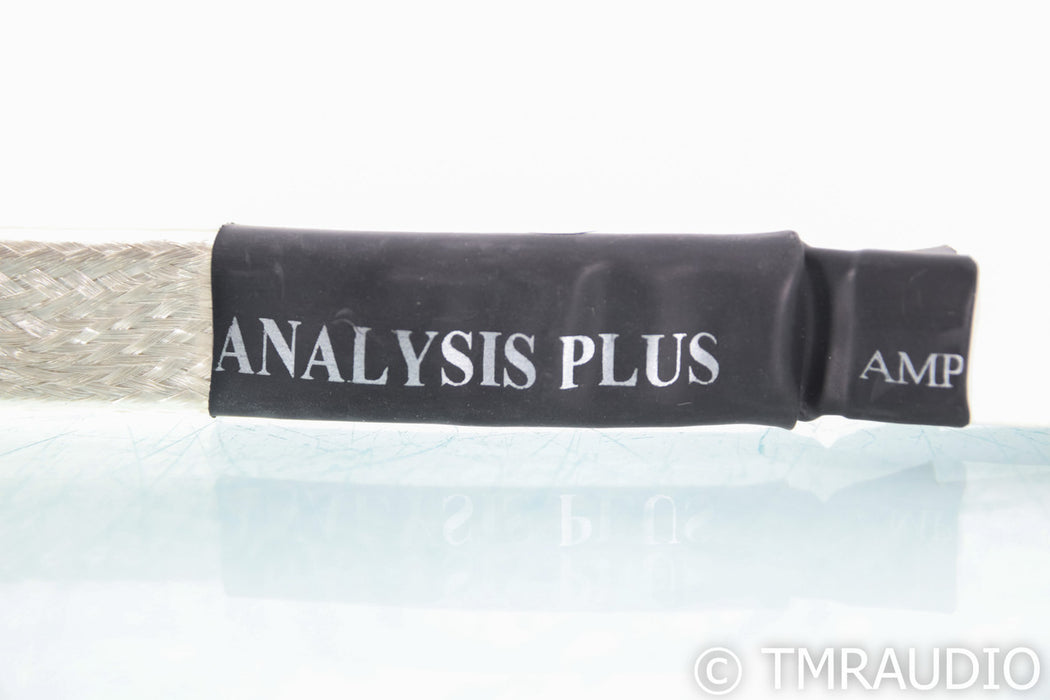 Analysis Plus Big Silver Oval Speaker Cables; 6ft Pair
