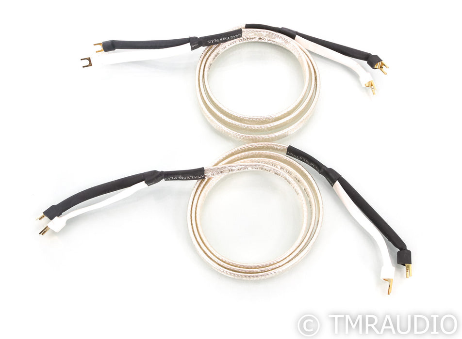 Analysis Plus Big Silver Oval Speaker Cables; 6ft Pair