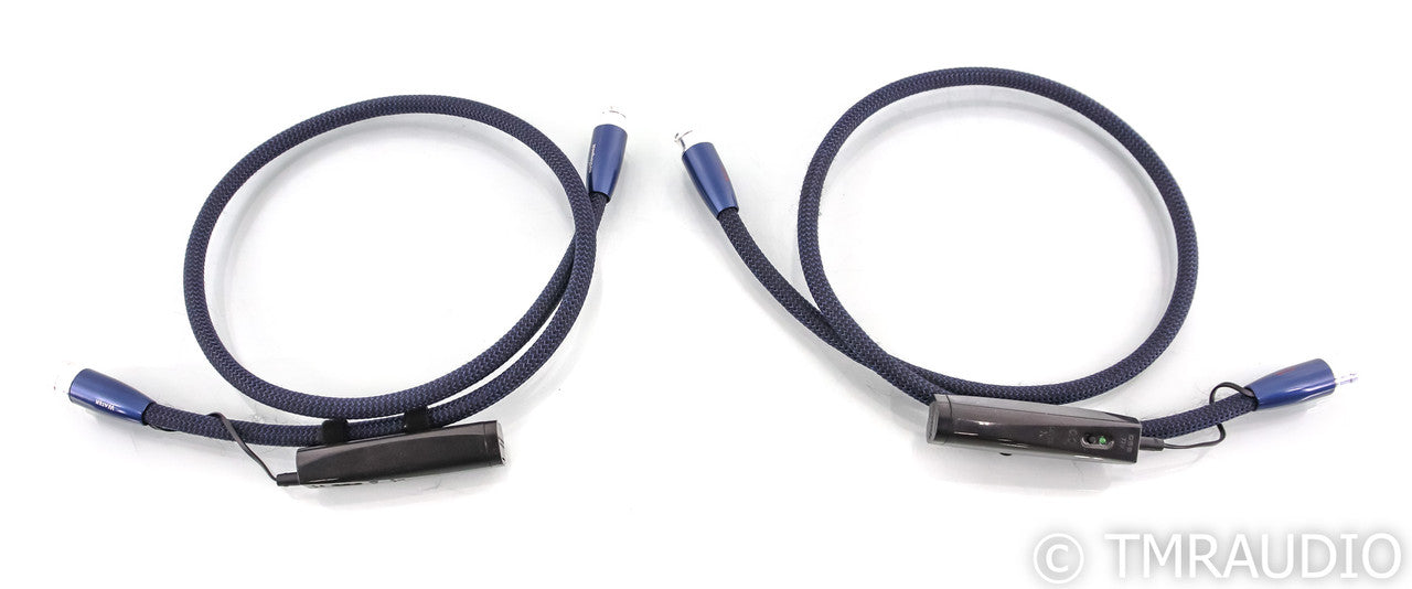 AudioQuest Water XLR Cables; 1m Pair Balanaced Interconnects; 72v DBS