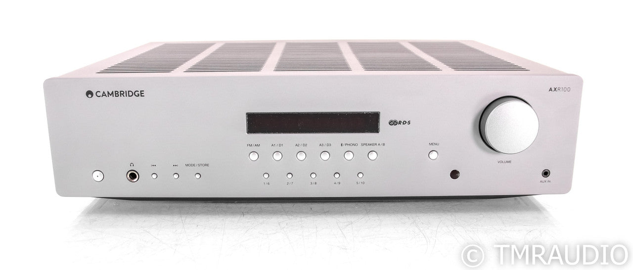 Cambridge AXR100 Stereo Integrated Amplifier; Remote; AX-R100; MM Phono; DAC