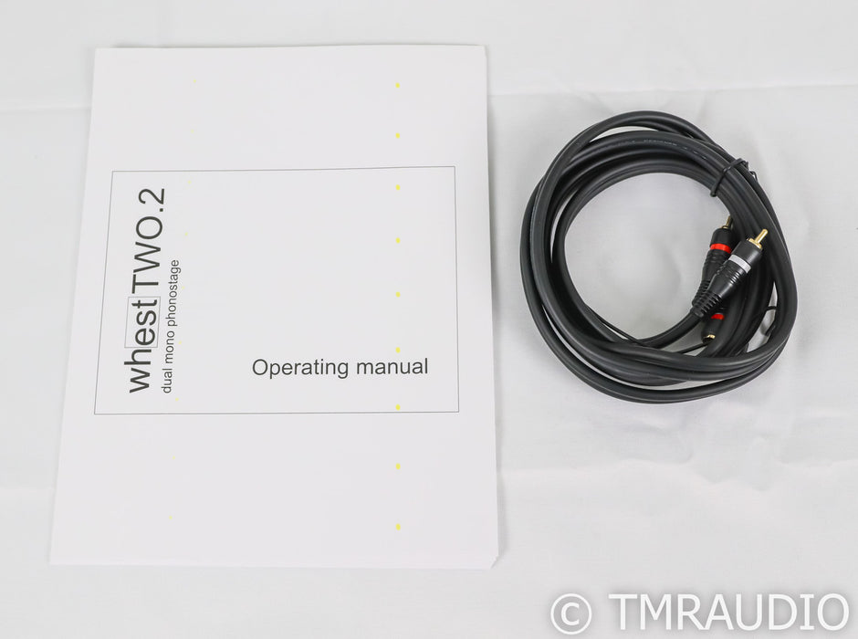 Whest Audio whestTWO.2 Dual Mono MM / MC Phono Preamplifier; Black