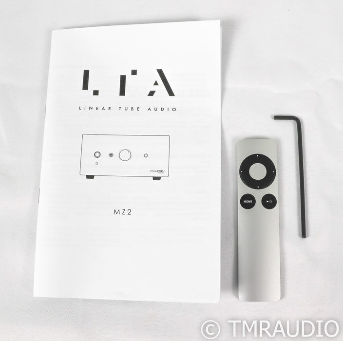 Linear Tube Audio MicroZOTL MZ2 Stereo Tube Headphone Amplifier; MZ-2; Remote