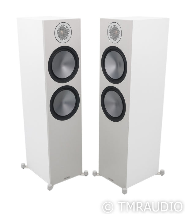 Monitor Audio Bronze 500 Floorstanding Speakers; White Pair