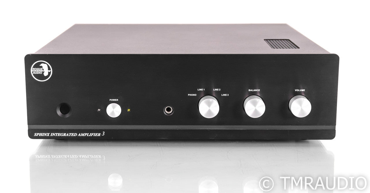 Rogue Audio Sphinx V3 Stereo Tube Hybrid Integrated Amplifier; Black; Remote