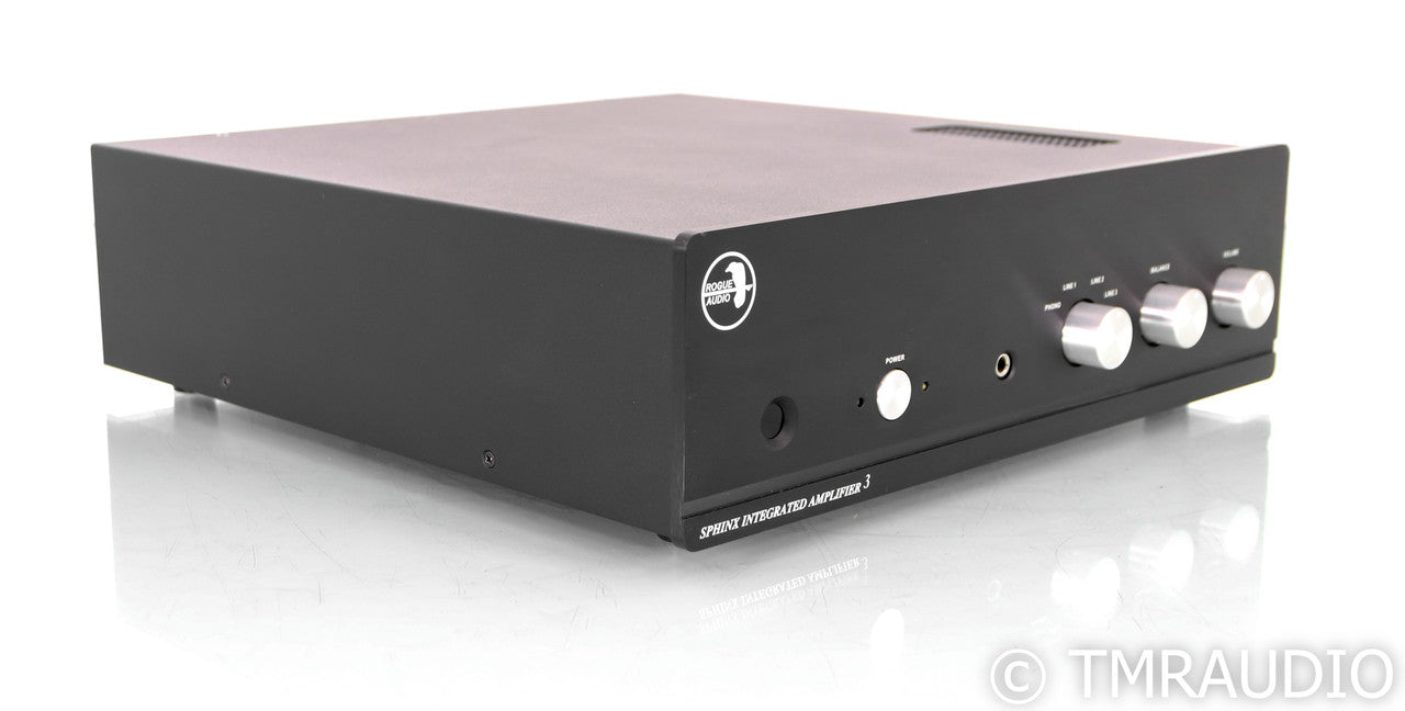 Rogue Audio Sphinx V3 Stereo Tube Hybrid Integrated Amplifier; Black; Remote