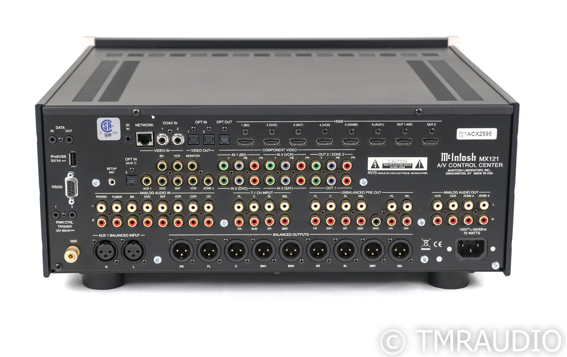 McIntosh MX121 7.1 Channel Home Theater Processor; Remtoe; Wireless; MM Phono