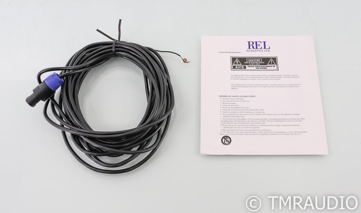 REL TZero MKIII 6.5" Powered Subwoofer; Piano Black; T0