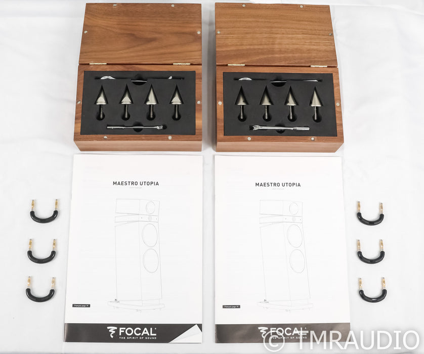 Focal Maestro Utopia Floorstanding Speakers; Metallic Black Pair