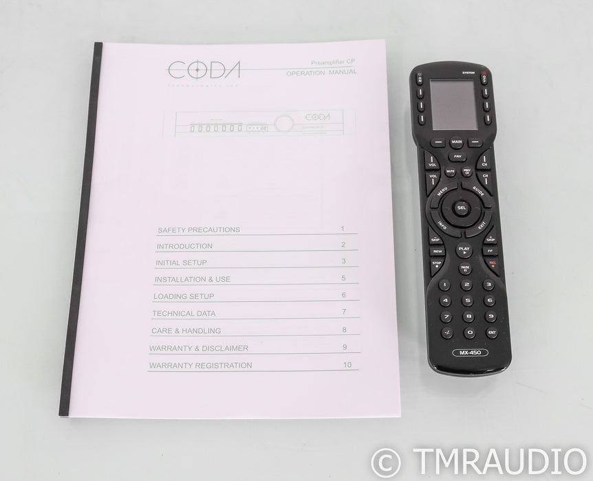 Coda CP Stereo Preamplifier; MM / MC Phono