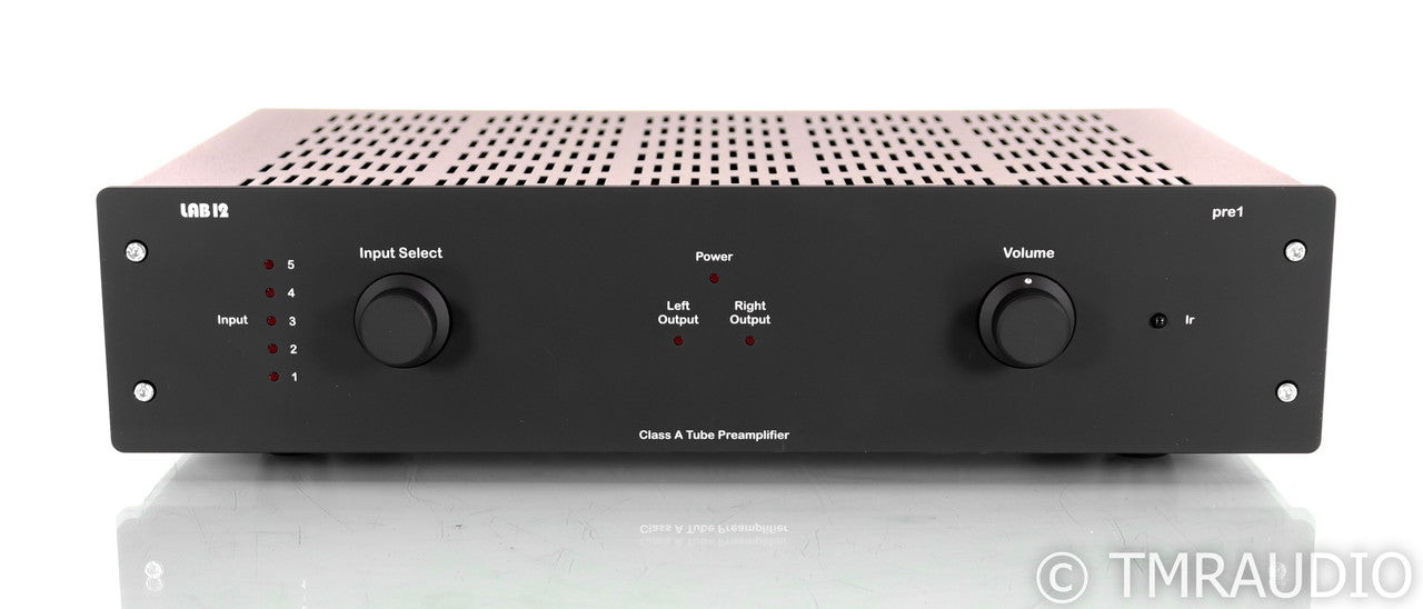 Lab12 pre1 Stereo Tube Preamplifier; Black (Open Box)