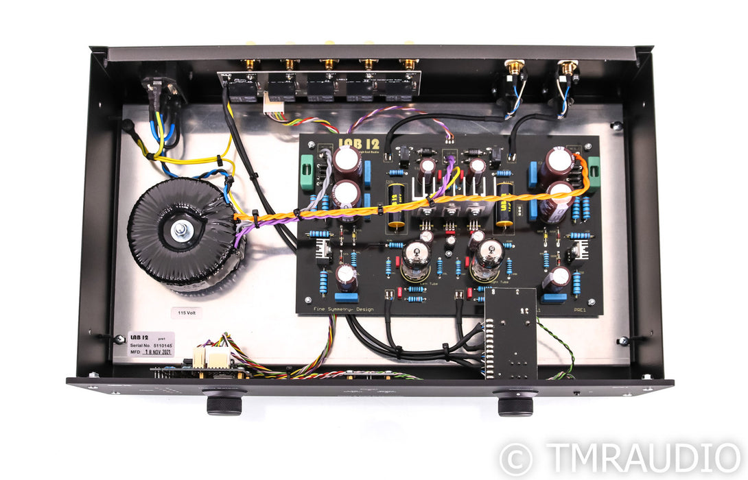 Lab12 pre1 Stereo Tube Preamplifier; Black (Open Box)