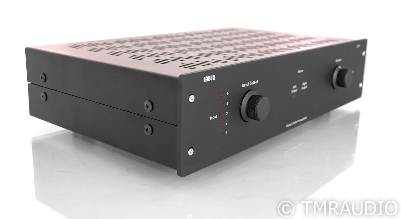 Lab12 pre1 Stereo Tube Preamplifier; Black (Open Box)