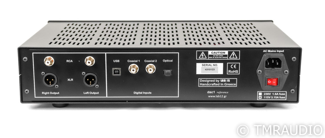 Lab12 dac1 reference Tube DAC; D/A Converter; Black (Open Box)