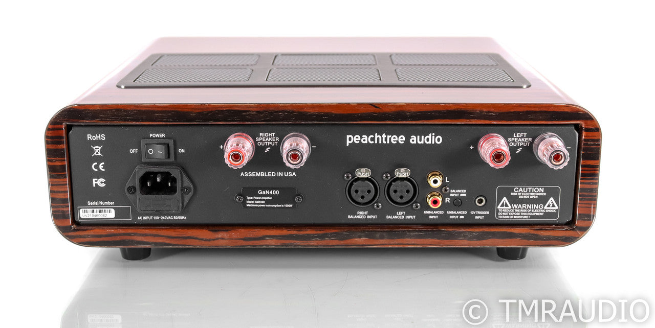 Peachtree Audio GaN400 Stereo Power Amplifier; Gloss Mocha