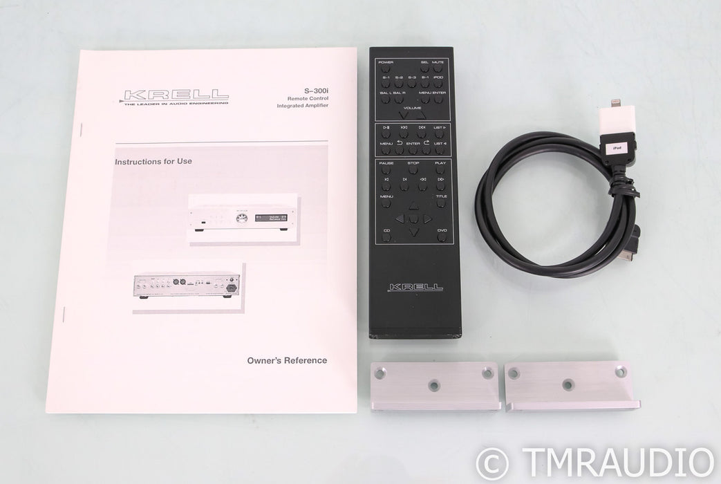 Krell S-300i Stereo Integrated Amplifier; Remote; Silver; S300I