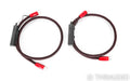 AudioQuest Fire XLR Cables; 1m Pair Balanced Interconnects; 72v DBS