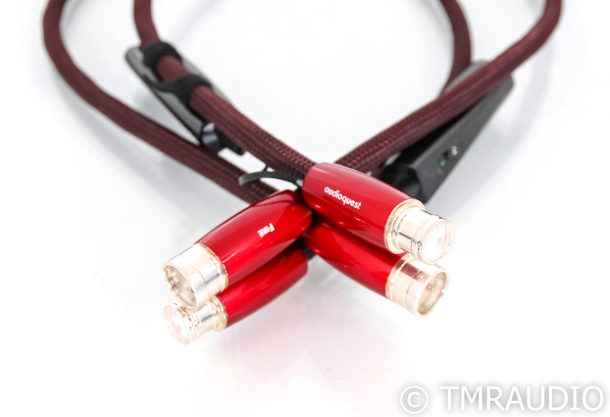 Audioquest Firewire AudioQuest Fire XLR Cables; 1m Pair Balanced Interconnects; 72v DBS ...