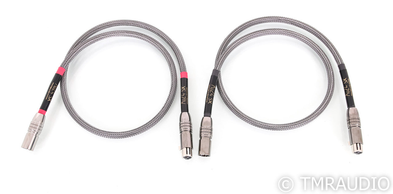Audience Au24 SX XLR Cables; 1m Pair Balanced Interconnects (Open Box)