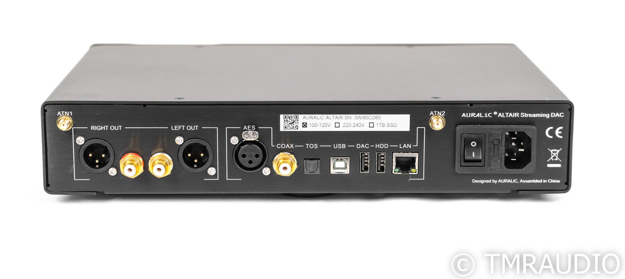 Auralic Altair Wireless Streaming DAC; D/A Converter; Black; Remote
